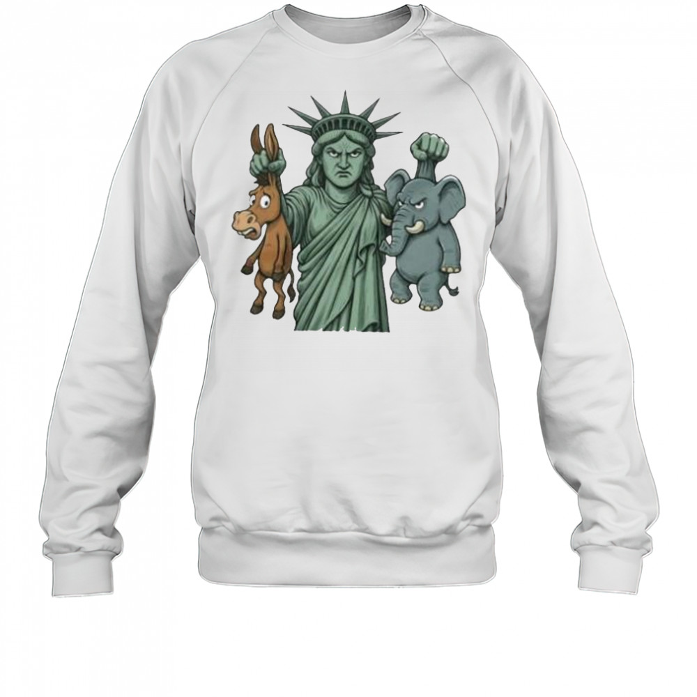 Statue of Liberty principle over party shirt Sweatshirt