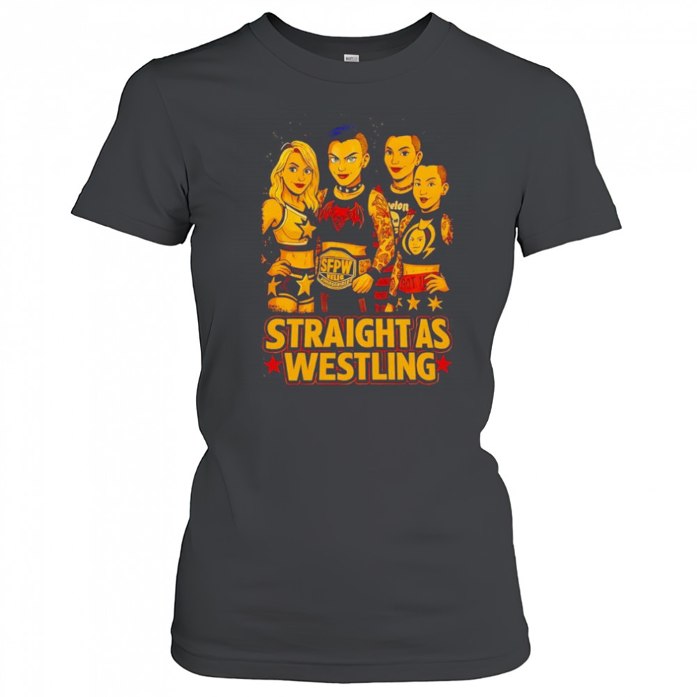 Straight As Wrestling graphic shirt Women's T-shirt