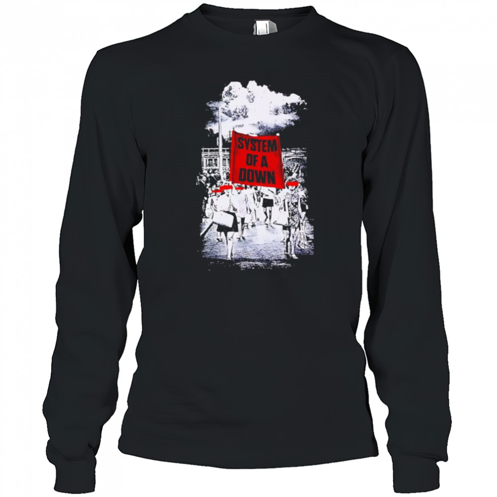System Of A Down Red Flag shirt Long Sleeved