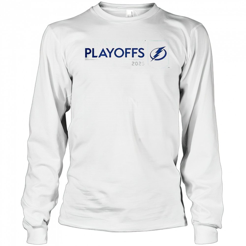 Tampa Bay Lightning 2025 NHL Stanley Cup Playoffs Champions T-Shirt Long Sleeved