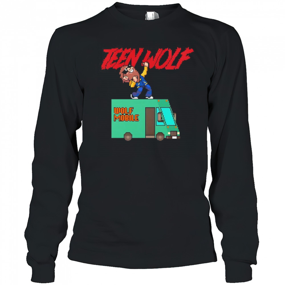 Teen Wolf Wolfmobile 8bits shirt Long Sleeved