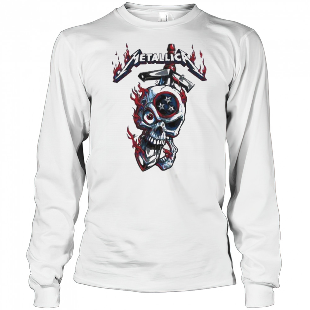 Tennessee Titans x Metallica Music Concert 2025 Shirt Long Sleeved