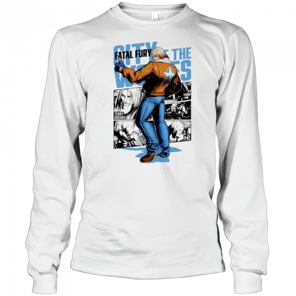 Terry Bogard City of the Wolves shirt Long Sleeved