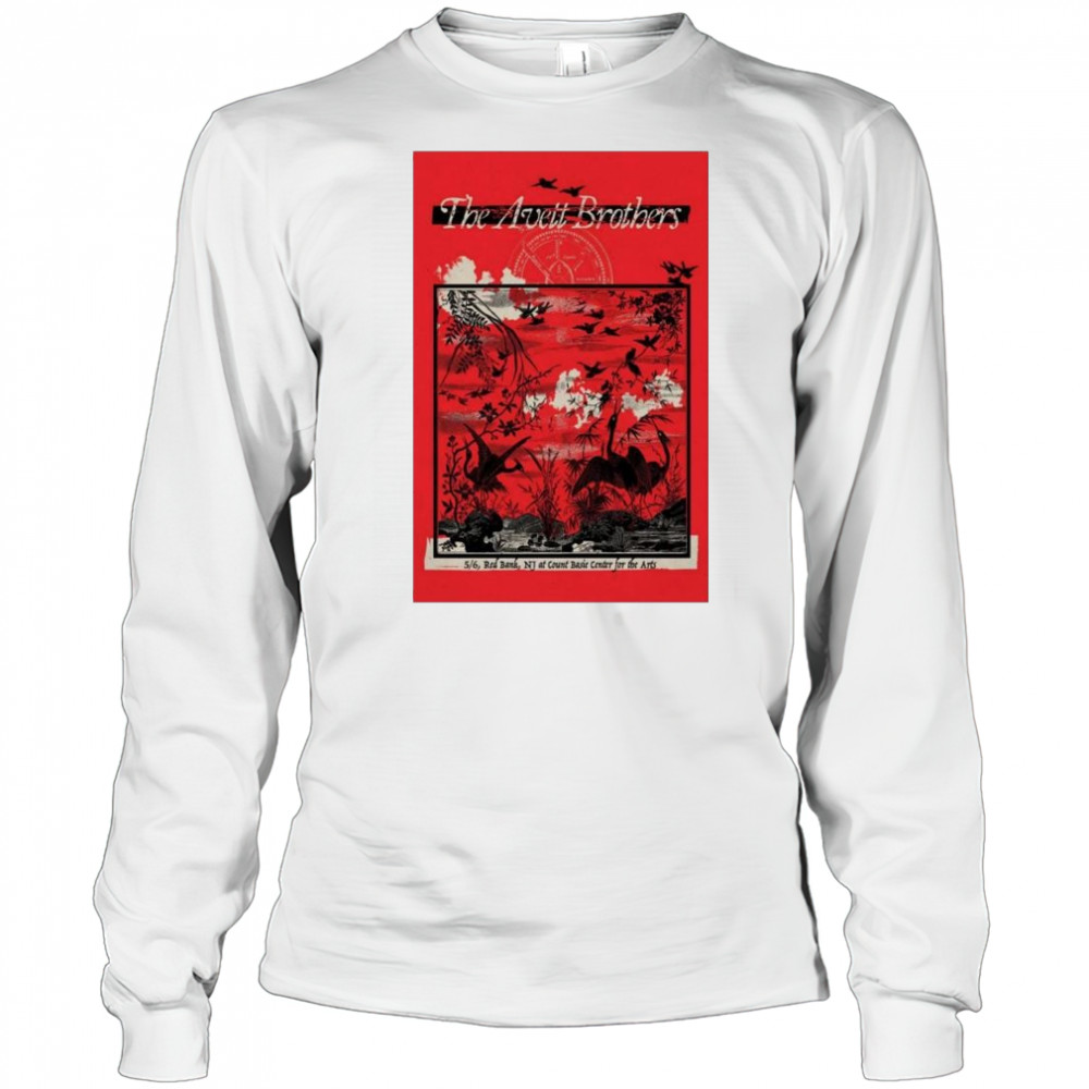 The Avett Brothers Count Basie Center For The Arts, Red Bank, NJ May 6 2025 Concert t-shirt Long Sleeved