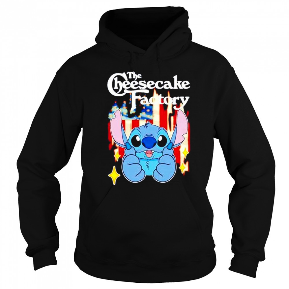 The Cheesecake Factory Stitch US flag 4th of July shirt Sweatshirt