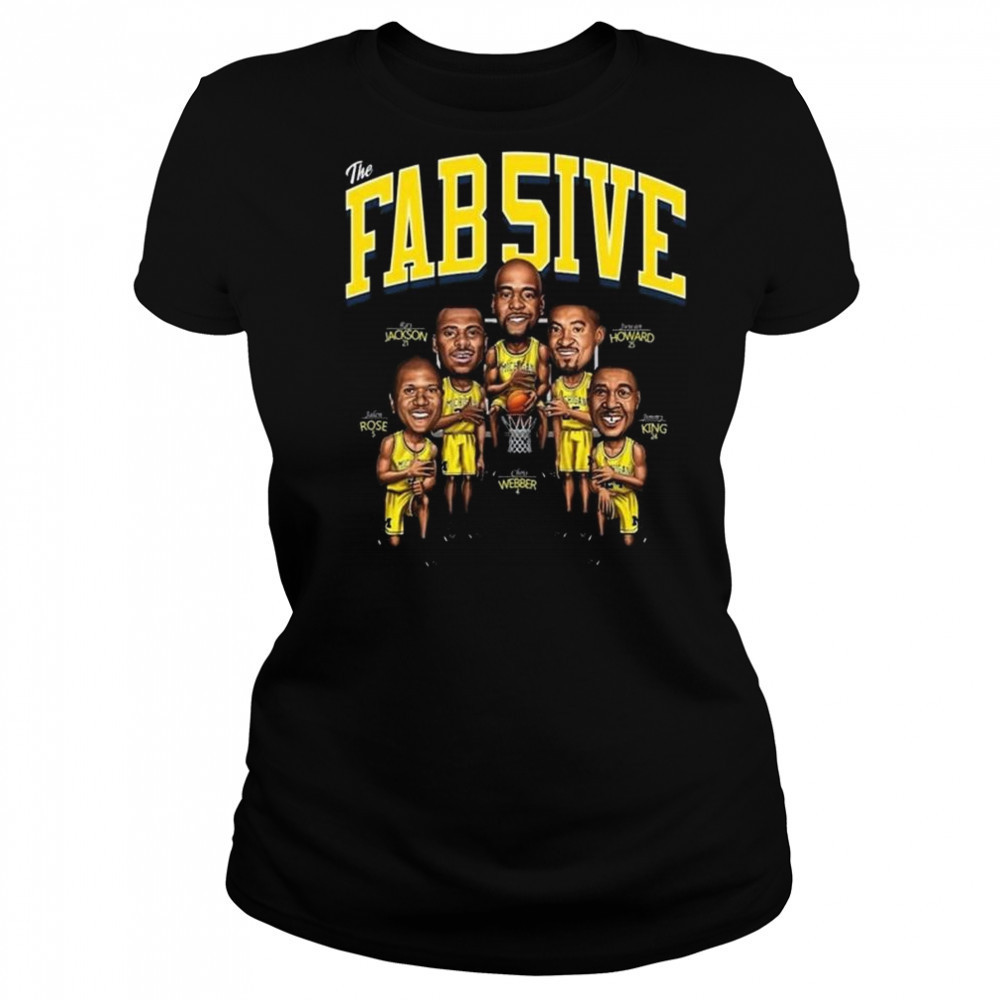 The Fab Five 5 Basketball Shirt Women's T-shirt