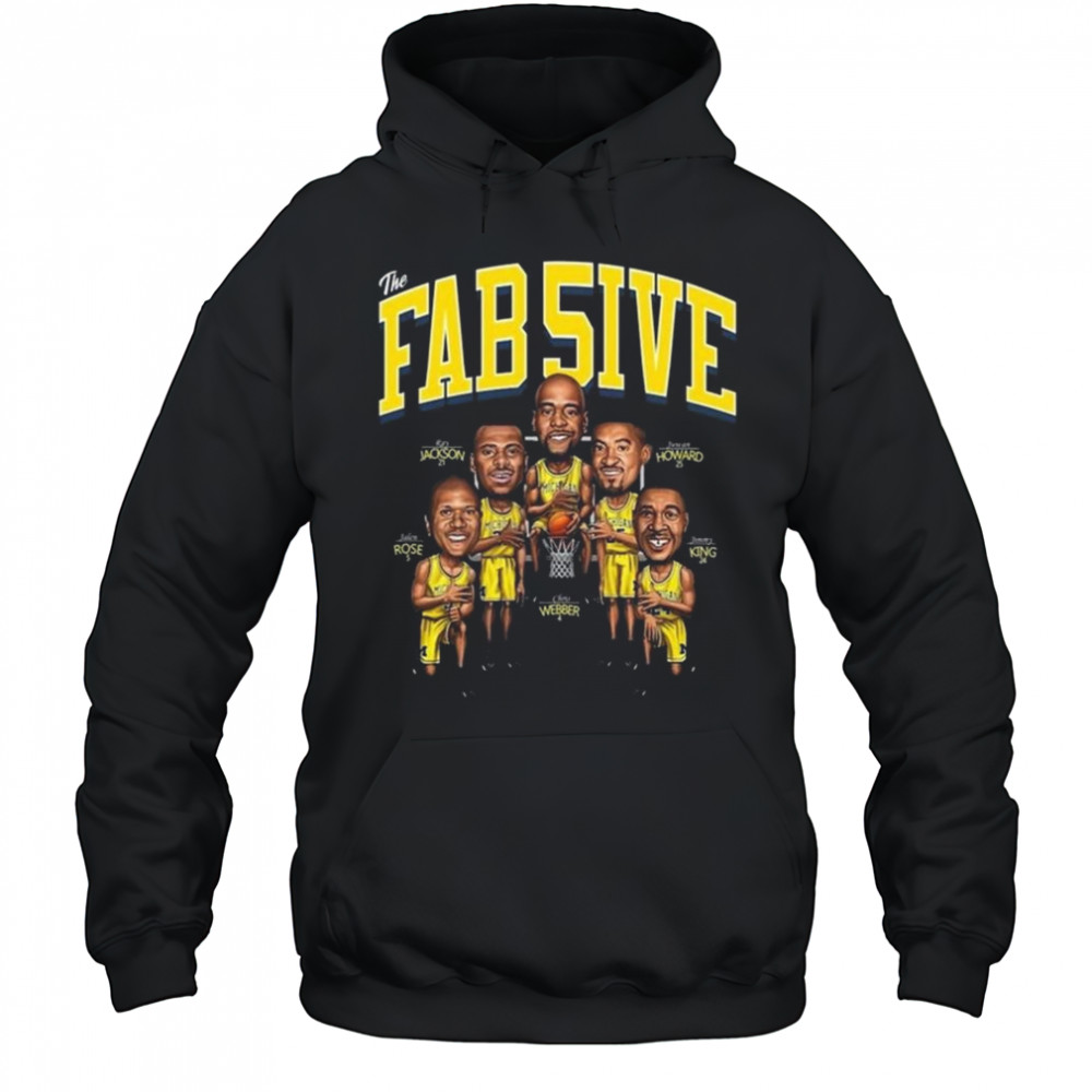 The Fab Five 5 Basketball Shirt Hoodie