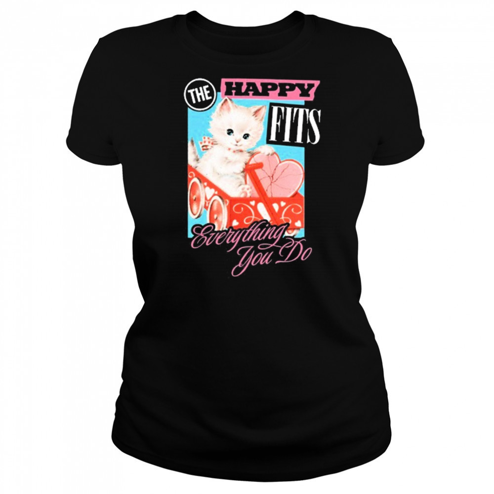 The Happy Fits Everything You Do Pink Kitten New t-shirt Women's T-shirt