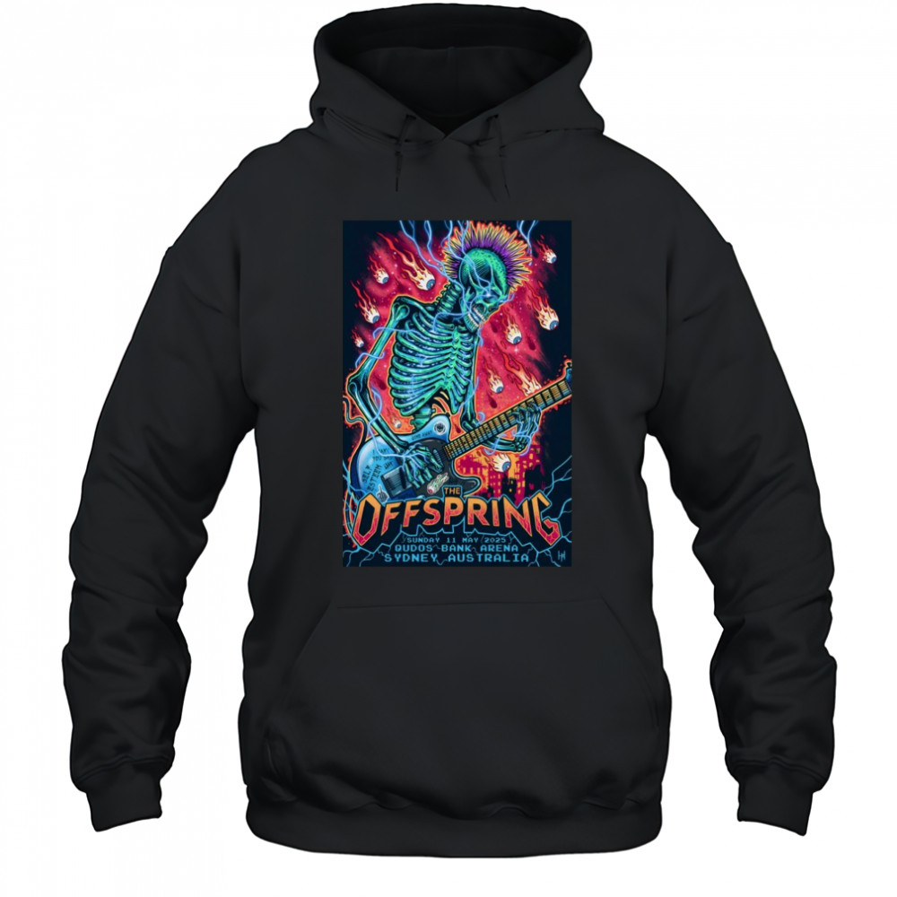 The Offspring Qudos Bank Arena May 11 2025 Tour Shirt Hoodie