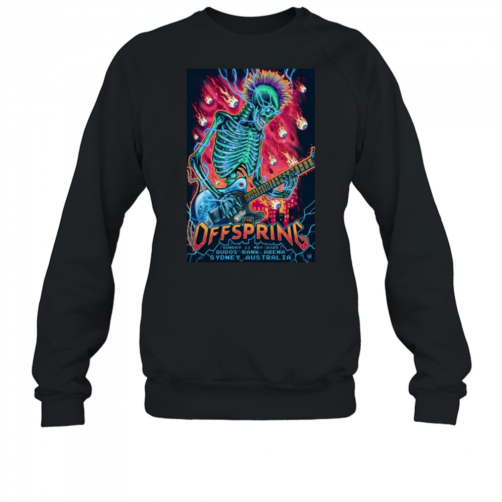 The Offspring Qudos Bank Arena May 11 2025 Tour Shirt Sweatshirt