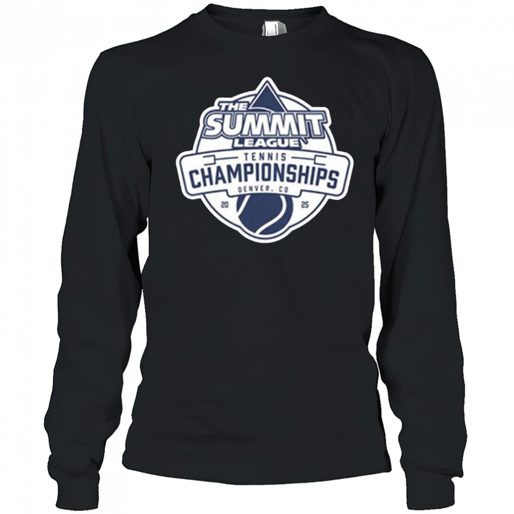 The Summit League Tennis Championships Denver Co 2025 Logo t-shirt Long Sleeved