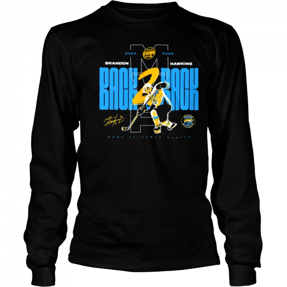 Toledo Walleye Brandon Hawkins MVP shirt Long Sleeved