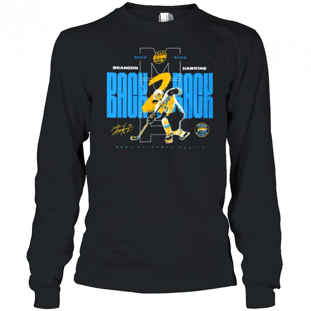 Toledo Walleye Brandon Hawkins MVP shirt Long Sleeved