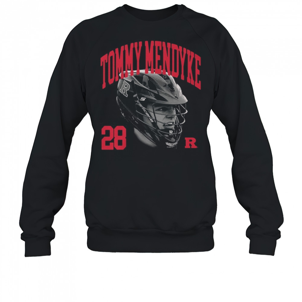 Tommy Mendyke 28 Rutgers Scarlet Knights Lacrosse NCAA Division I Portrait t-shirt Sweatshirt