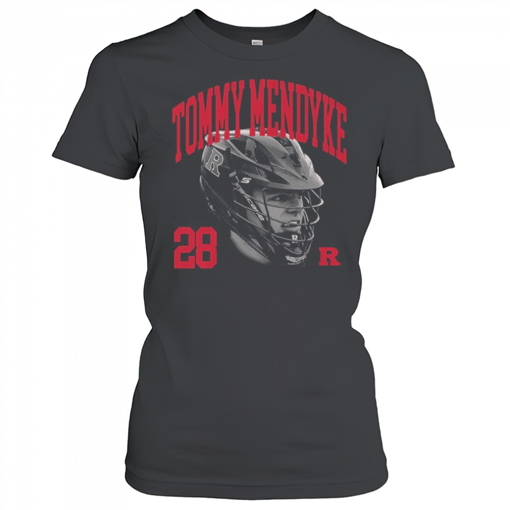 Tommy Mendyke 28 Rutgers Scarlet Knights Lacrosse NCAA Division I Portrait t-shirt Women's T-shirt
