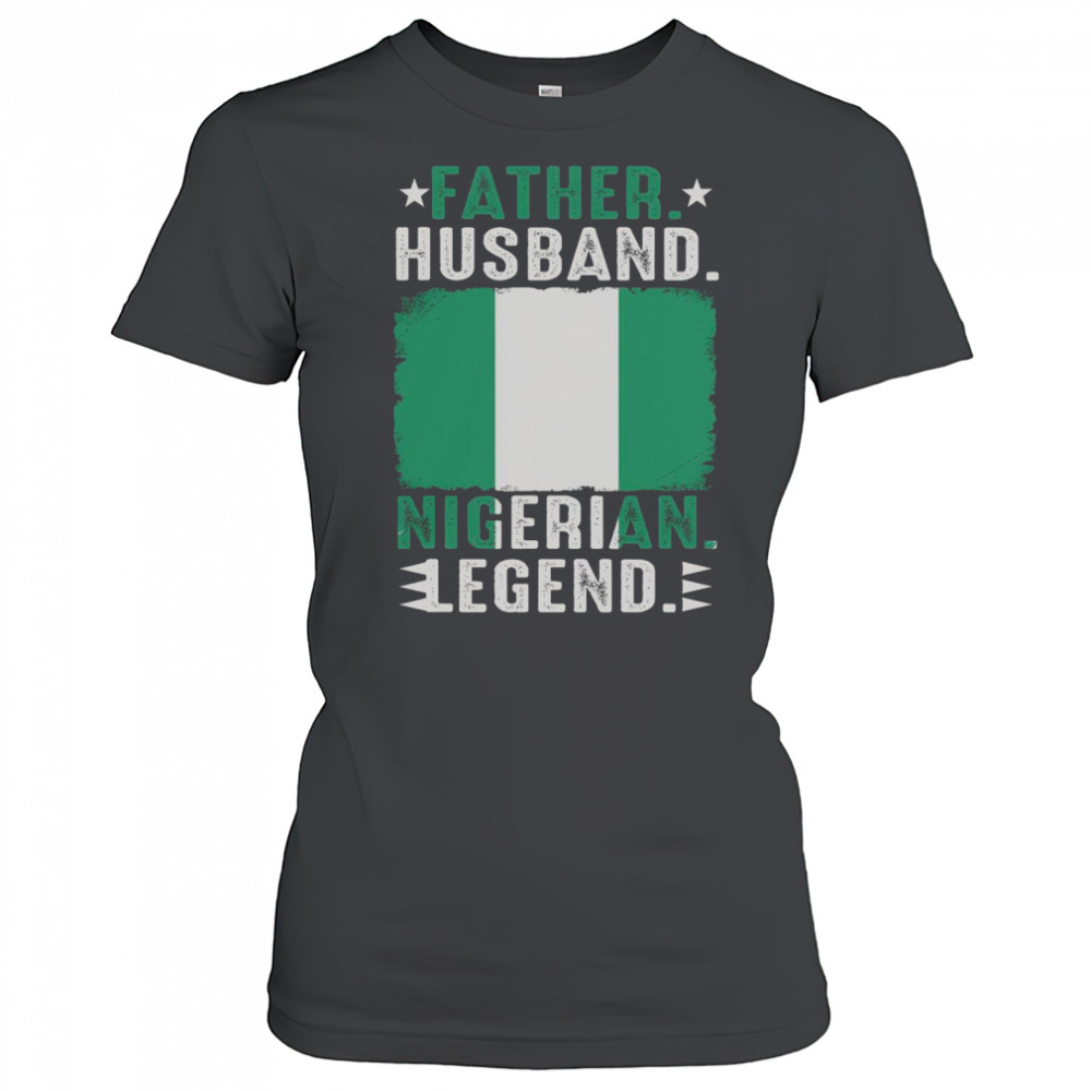 Top Father Husband Nigeria Father’s Day Proud Dad Family Lover T-Shirt Women's T-shirt