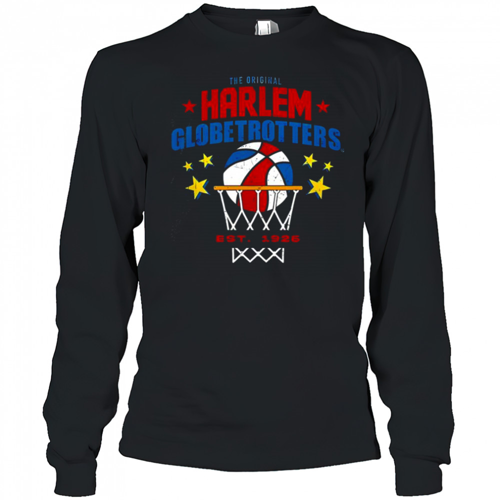 Top Harlem Globetrotters Nothing But Net Est 1926 T-Shirt Long Sleeved