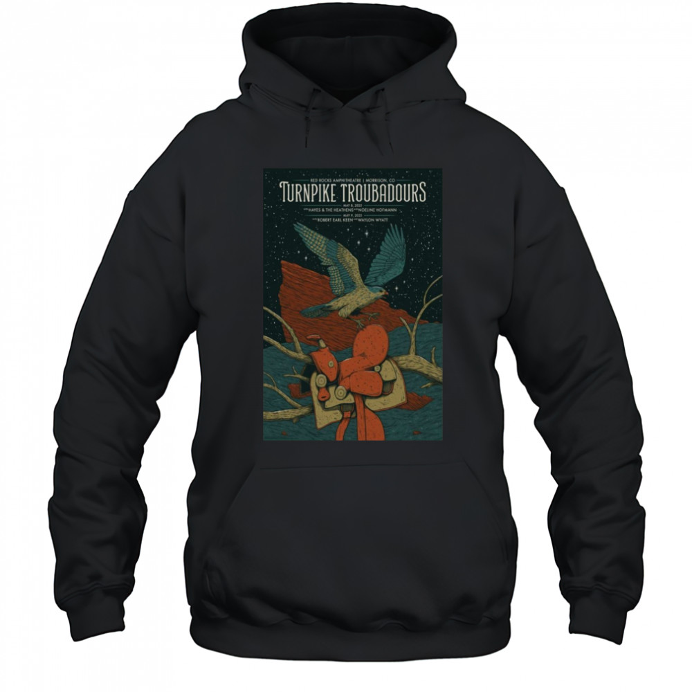 Turnpike Troubadours Red Rocks Amphitheatre Morrison, CO May 8-9 2025 Tour Shirt Hoodie