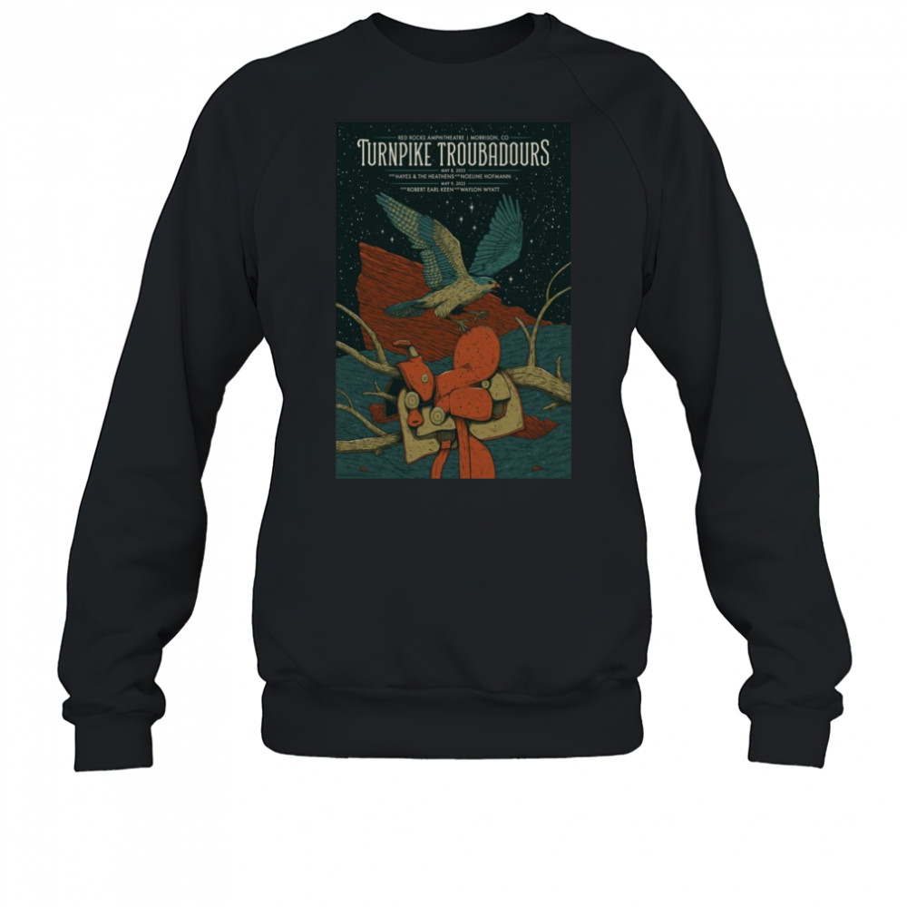 Turnpike Troubadours Red Rocks Amphitheatre Morrison, CO May 8-9 2025 Tour Shirt Sweatshirt
