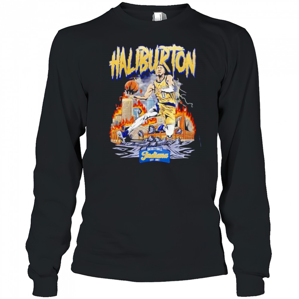 Tyrese Haliburton Indiana Pacers basketball est 1967 shirt Long Sleeved