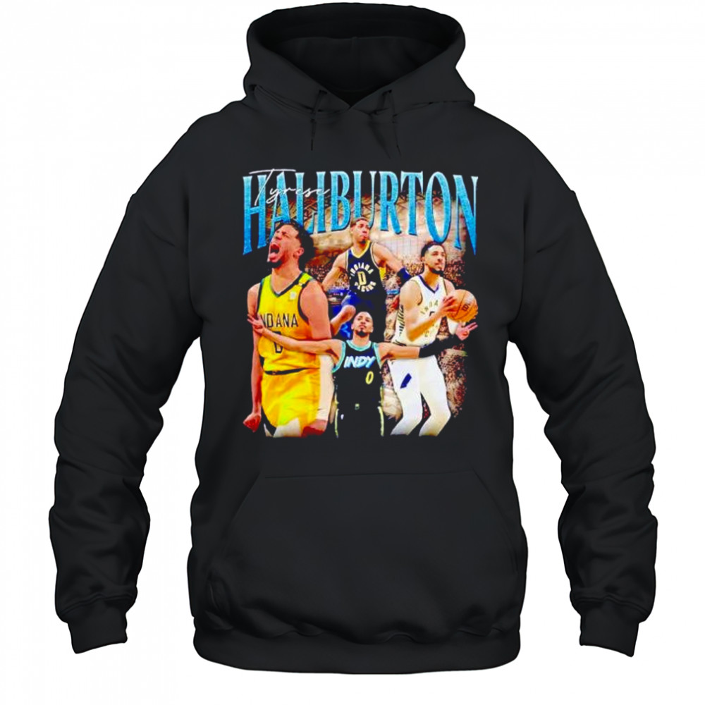 Tyrese Haliburton Indiana Pacers vintage graphic shirt Hoodie