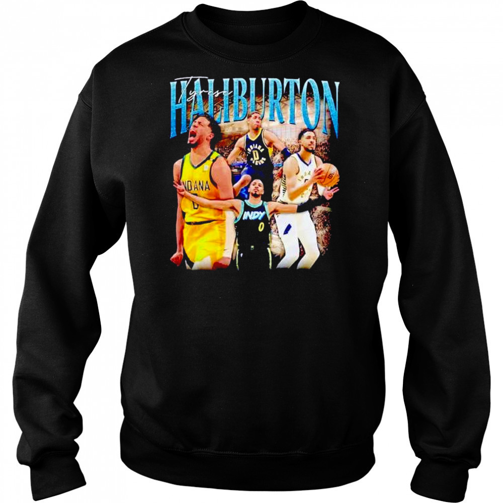 Tyrese Haliburton Indiana Pacers vintage graphic shirt Hoodie