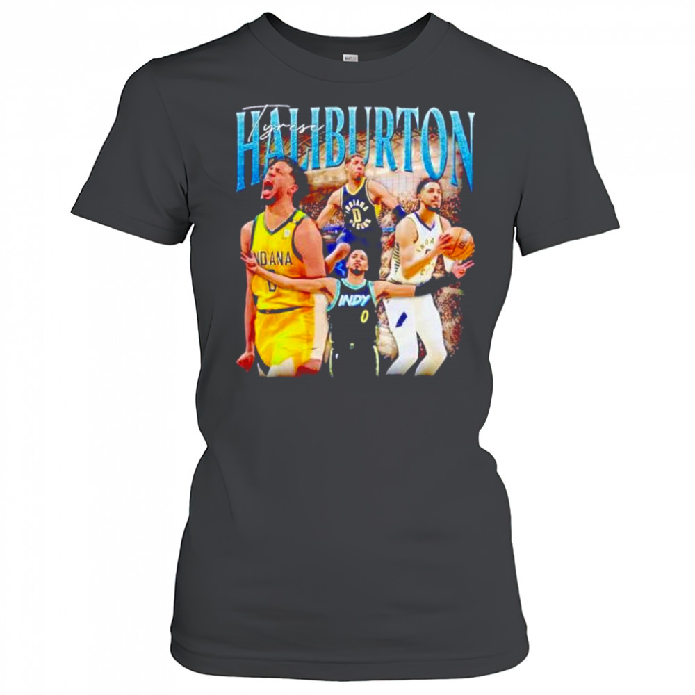 Tyrese Haliburton Indiana Pacers vintage graphic shirt Women's T-shirt