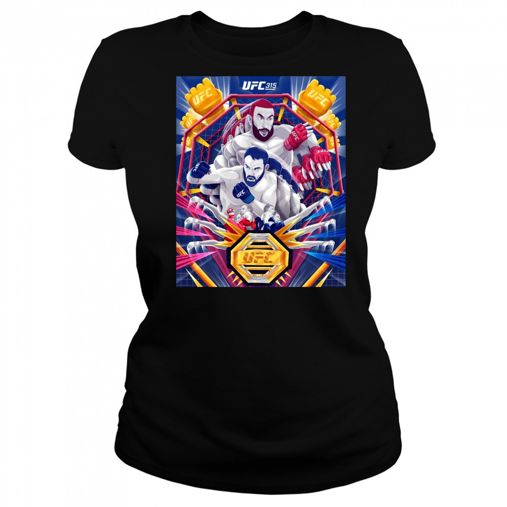 UFC 315 World Champion Artist Series 2025 Poster t-shirt Women's T-shirt