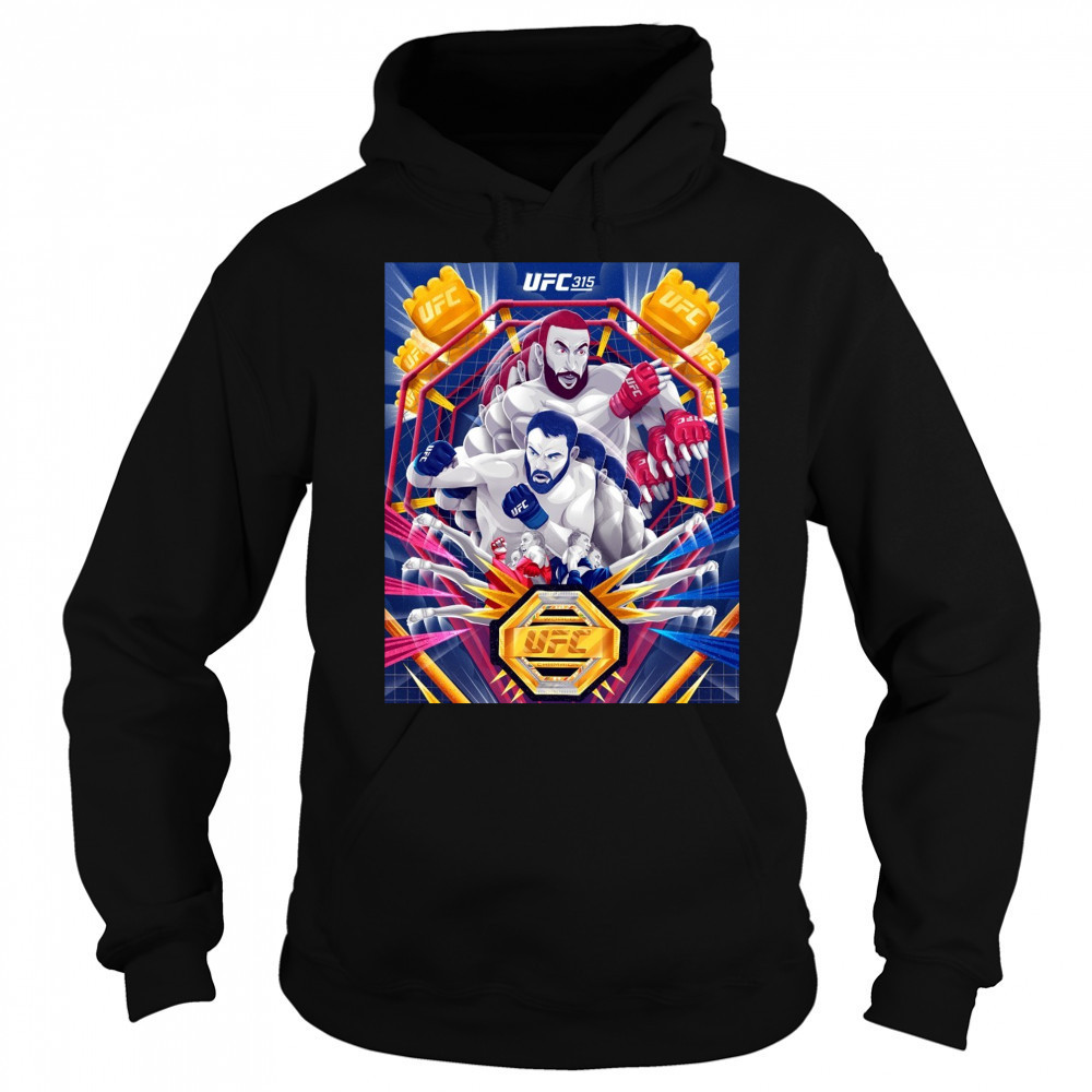 UFC 315 World Champion Artist Series 2025 Poster t-shirt Sweatshirt