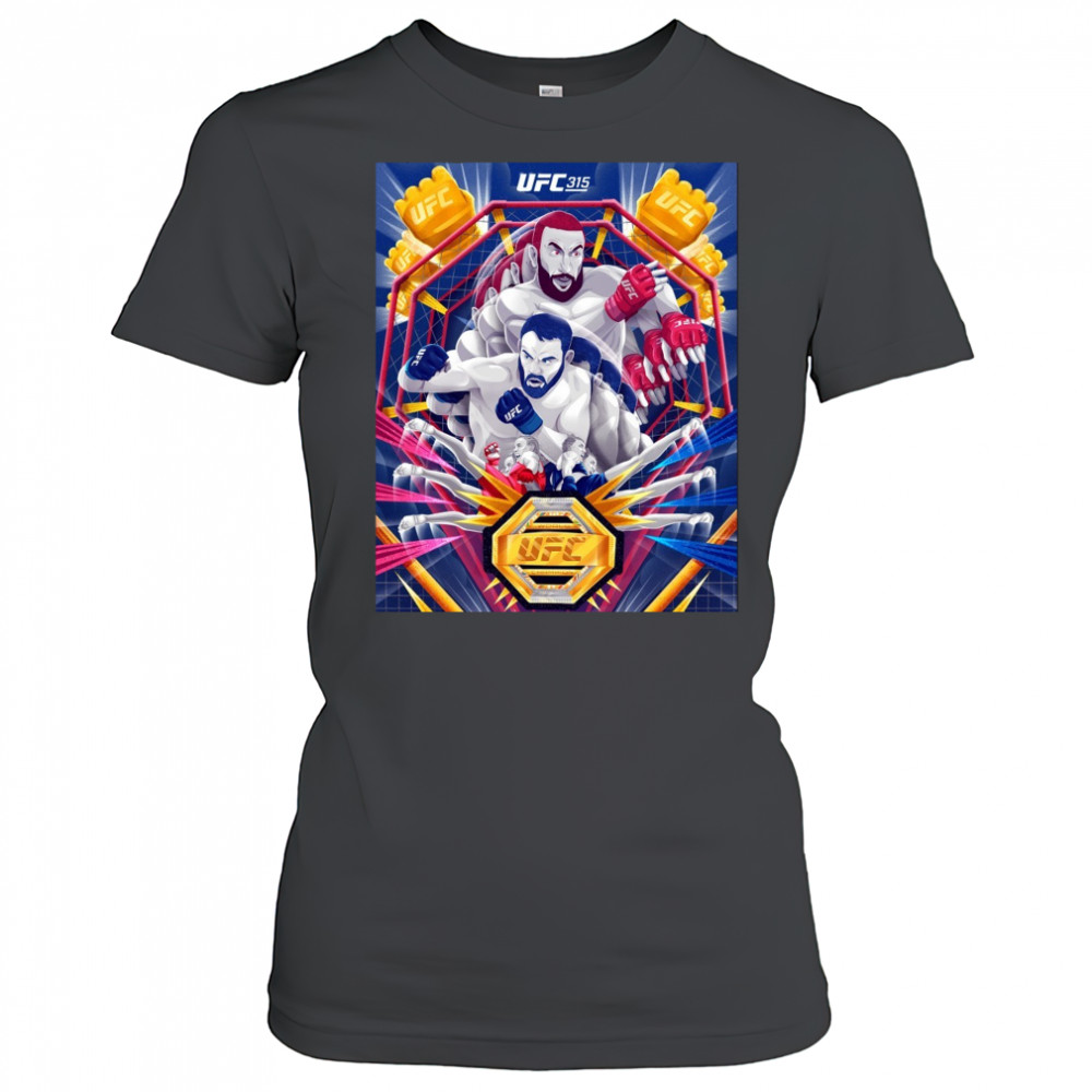 UFC 315 World Champion Artist Series 2025 Poster t-shirt Women's T-shirt