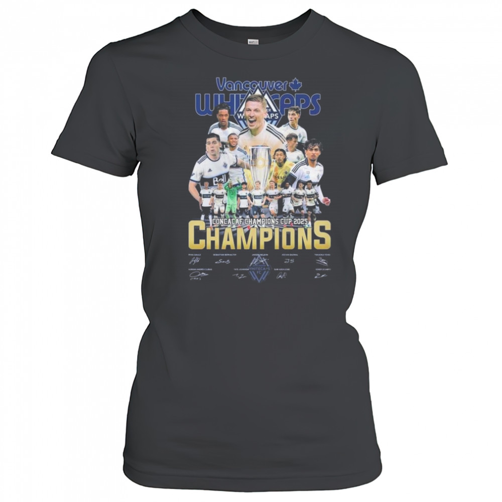 Vancouver Whitecaps Concacaf Champions Cup 2025 Signatures Shirt Women's T-shirt