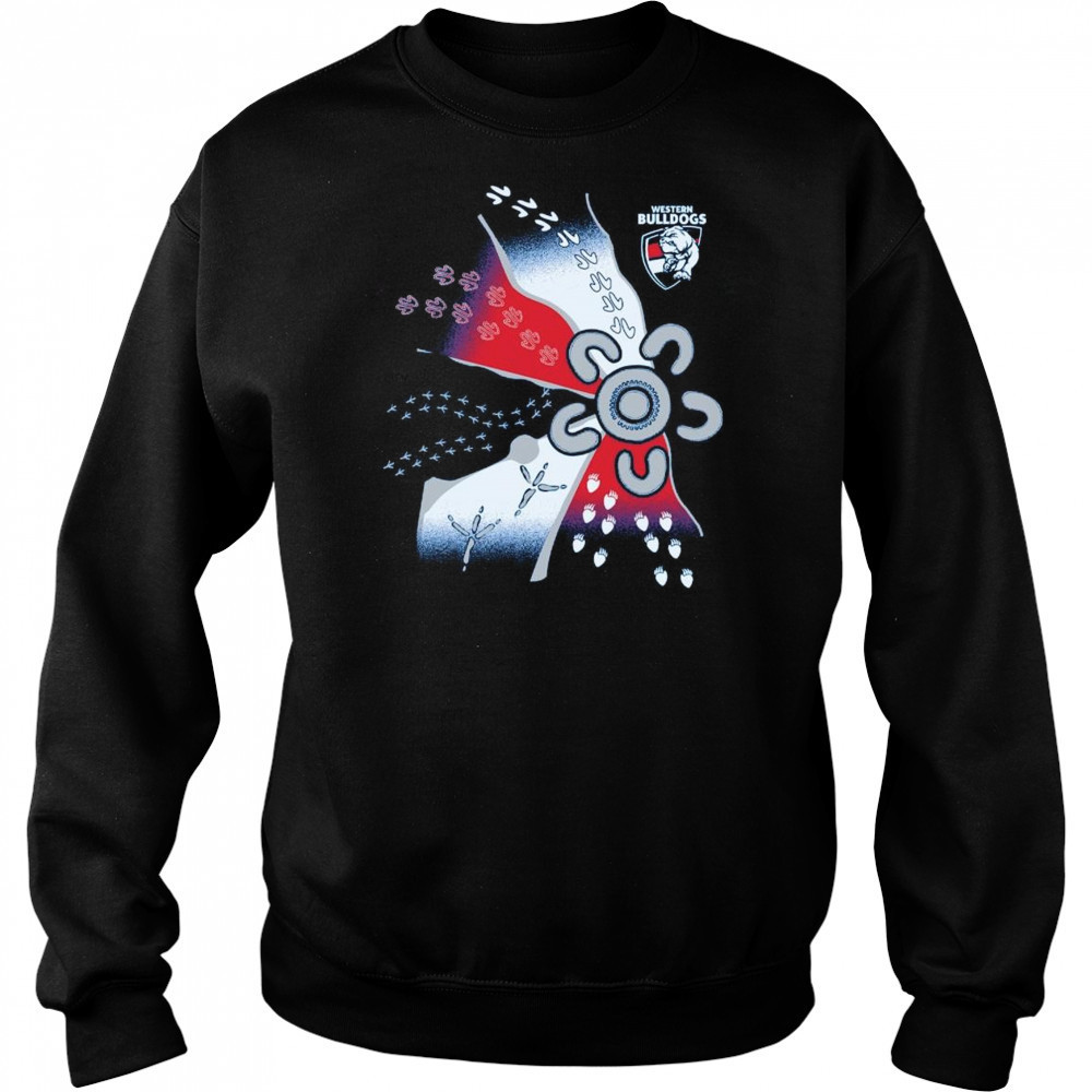 Western Bulldogs 2025 First Nations Adult Shirt Hoodie