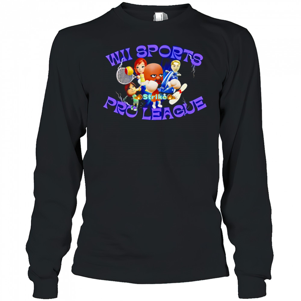 Wii Sports Strike Pro League shirt Long Sleeved