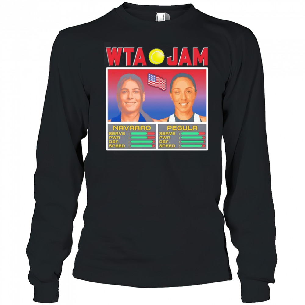 WTA Jam Navarro and Pegula shirt Long Sleeved