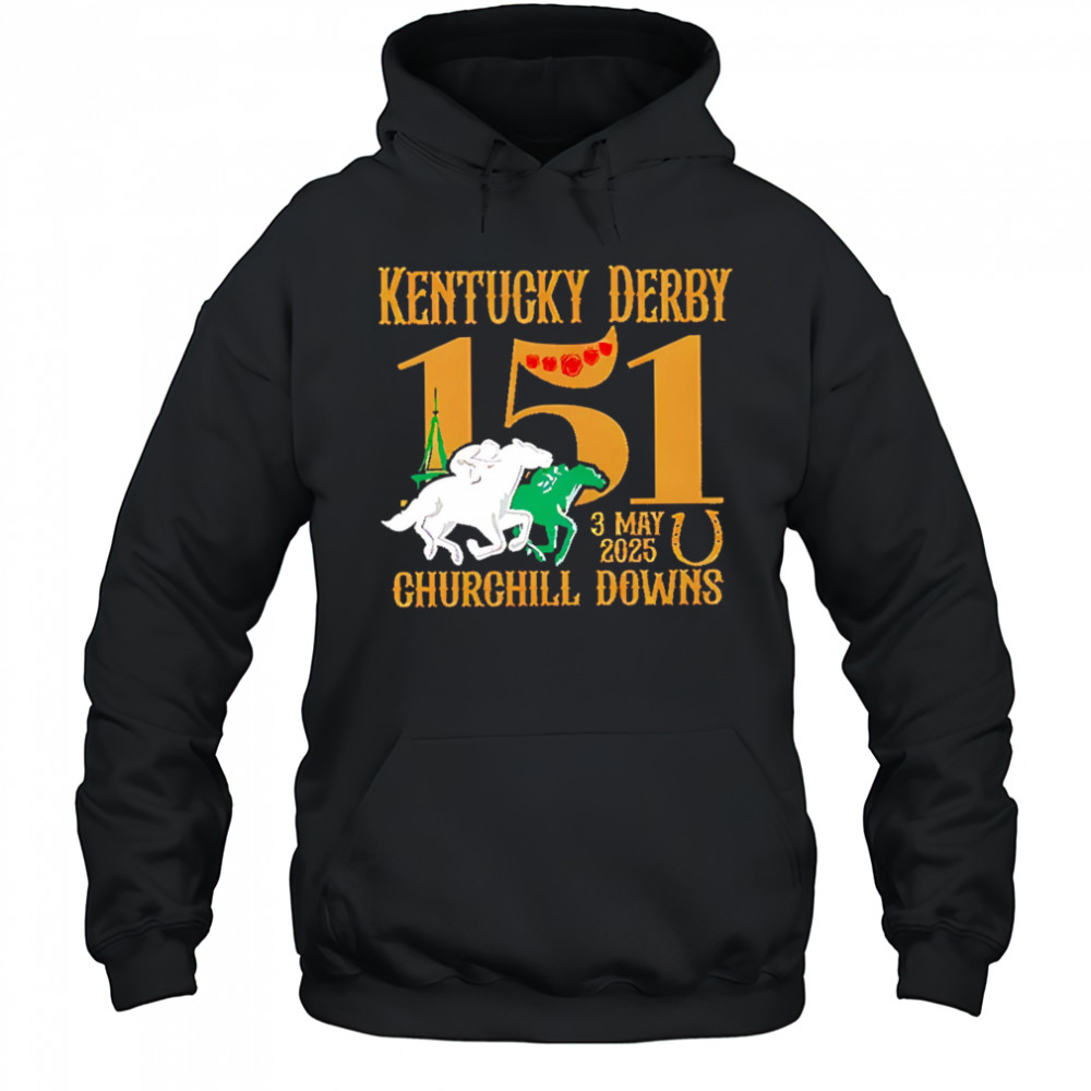 2025 Kentucky Derby Embroidered Baseball shirt Hoodie