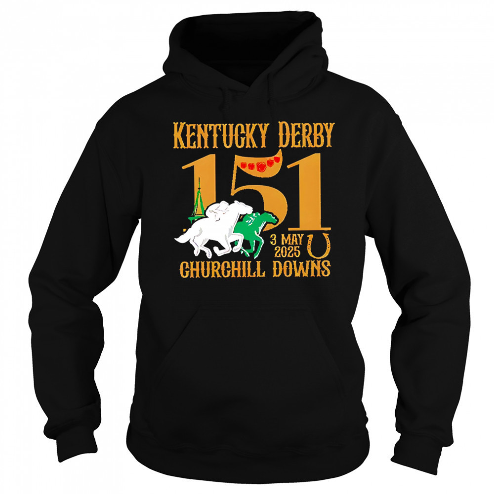 2025 Kentucky Derby Embroidered Baseball shirt Sweatshirt