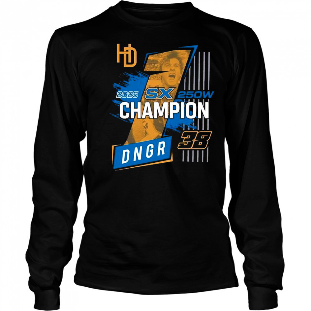 2025 SX 250W Champion DNGR 38 Shirt Long Sleeved