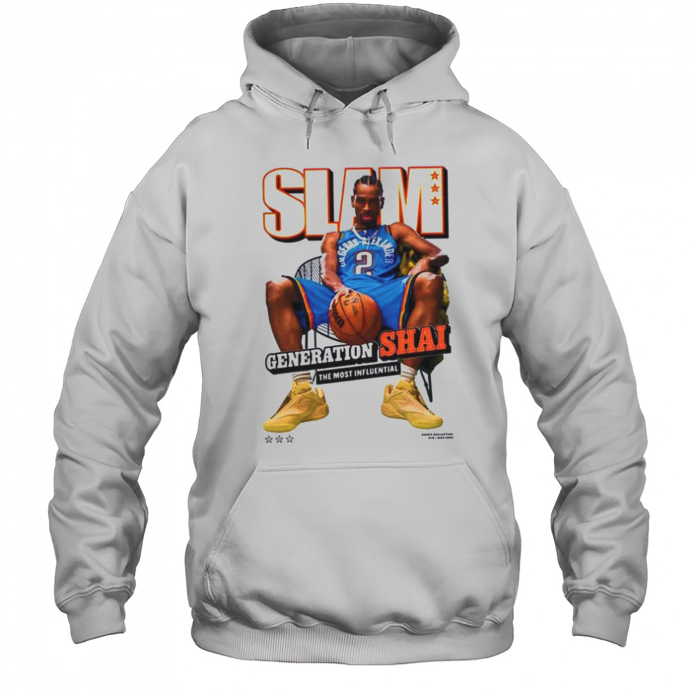 Alexander Oklahoma City Thunder SLAM 2025 Cover Graphic T Shirt Hoodie
