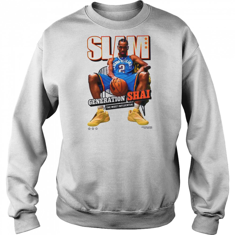 Alexander Oklahoma City Thunder SLAM 2025 Cover Graphic T Shirt Hoodie