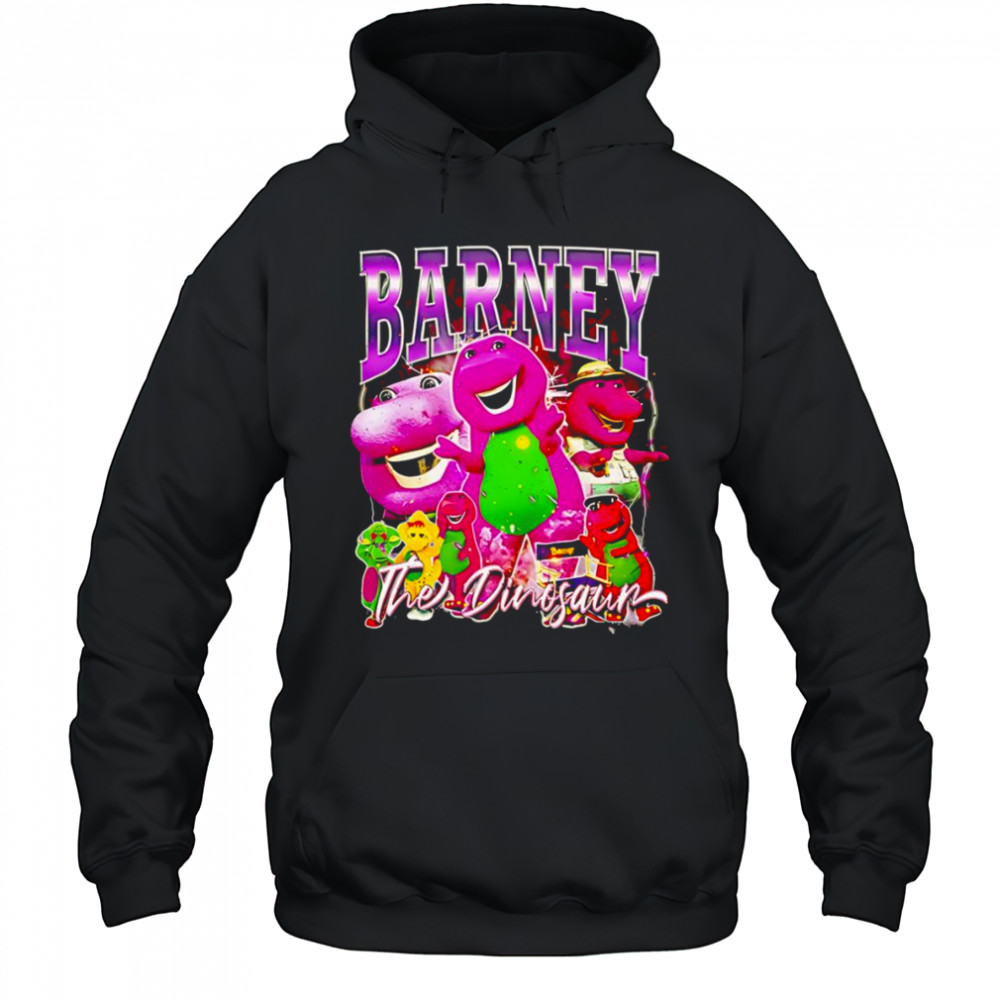 Barney The Dinosaur graphic shirt Hoodie