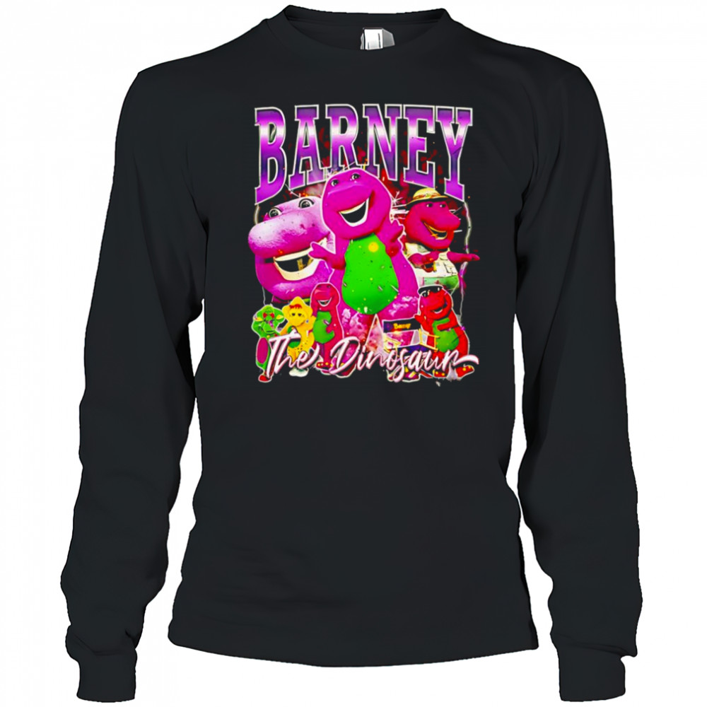 Barney The Dinosaur graphic shirt Long Sleeved