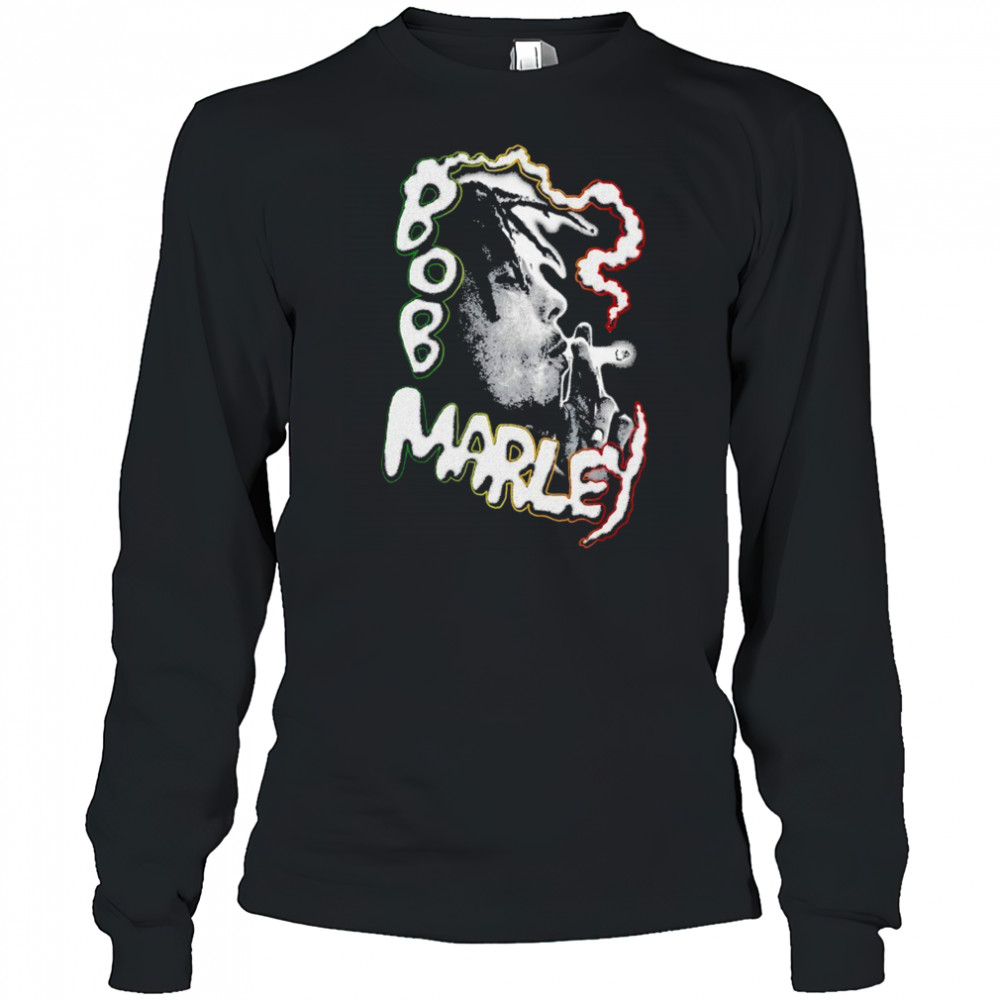 Bob Marley Kaya Smoke T-shirt Long Sleeved