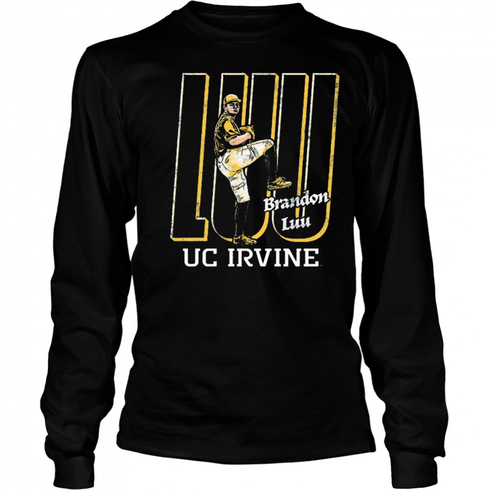 Brandon Luu UC Irvine Anteaters baseball NCAA Division I Illustrated t-shirt Long Sleeved