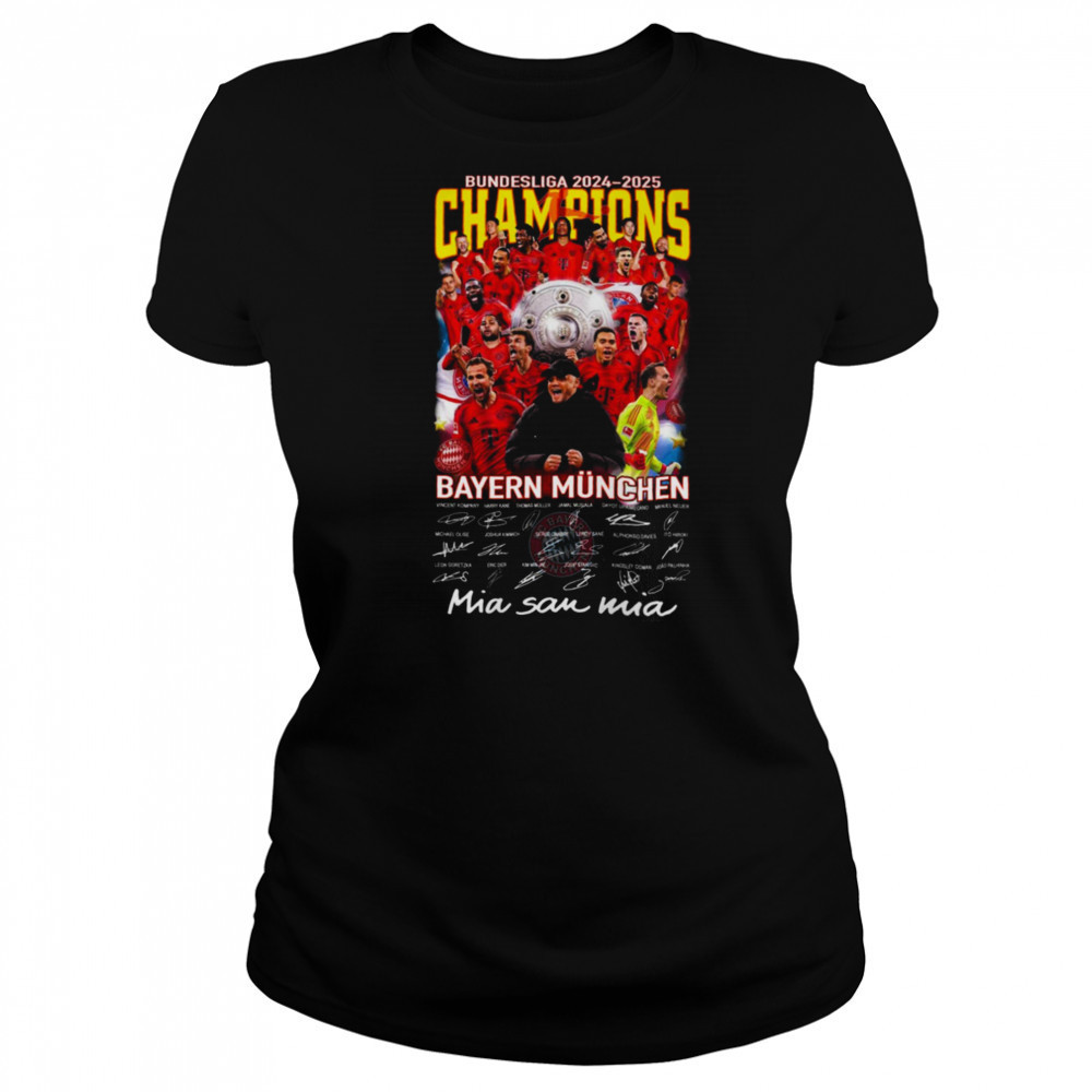Bundesliga 2024 2025 Bayern Munchen Mia San Mia Signature Unisex T Shirt Women's T-shirt
