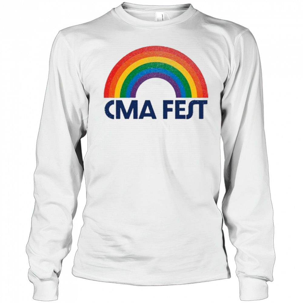 CMA Fest Rainbow T-Shirt Long Sleeved