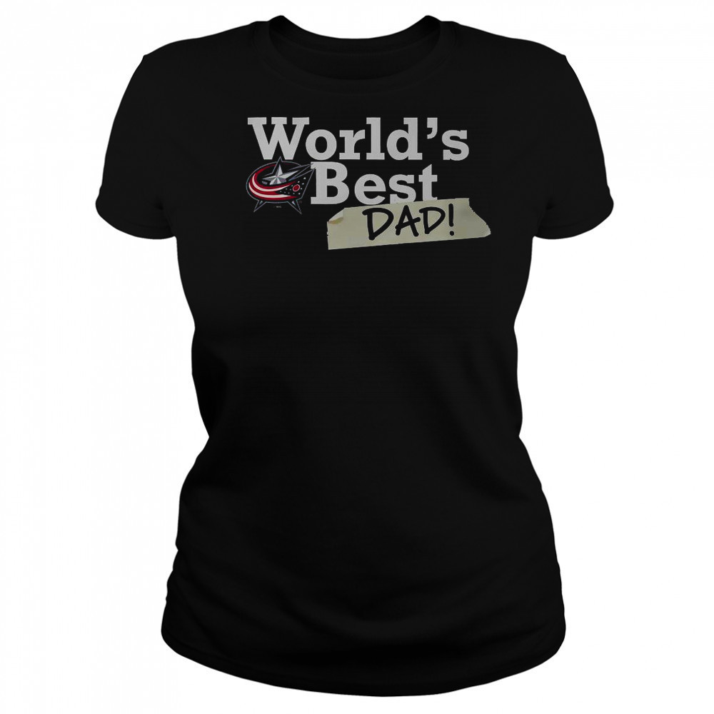 Columbus Blue Jackets World’s Best Dad T-Shirt Women's T-shirt