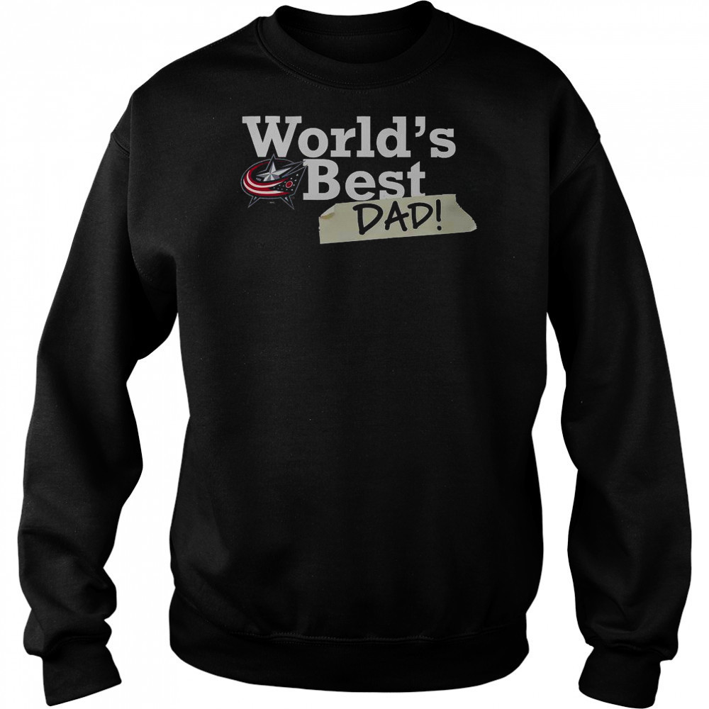 Columbus Blue Jackets World’s Best Dad T-Shirt Hoodie