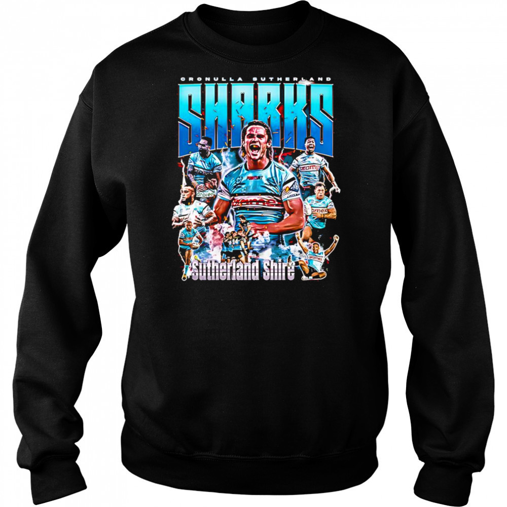 Cronulla-Sutherland Sharks graphic shirt Hoodie