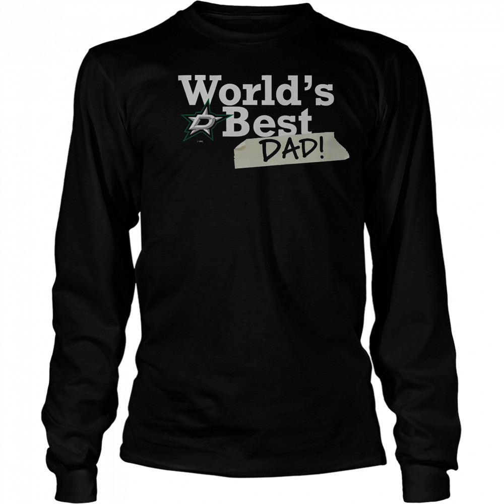 Dallas Stars World’s Best Dad T-Shirt Long Sleeved