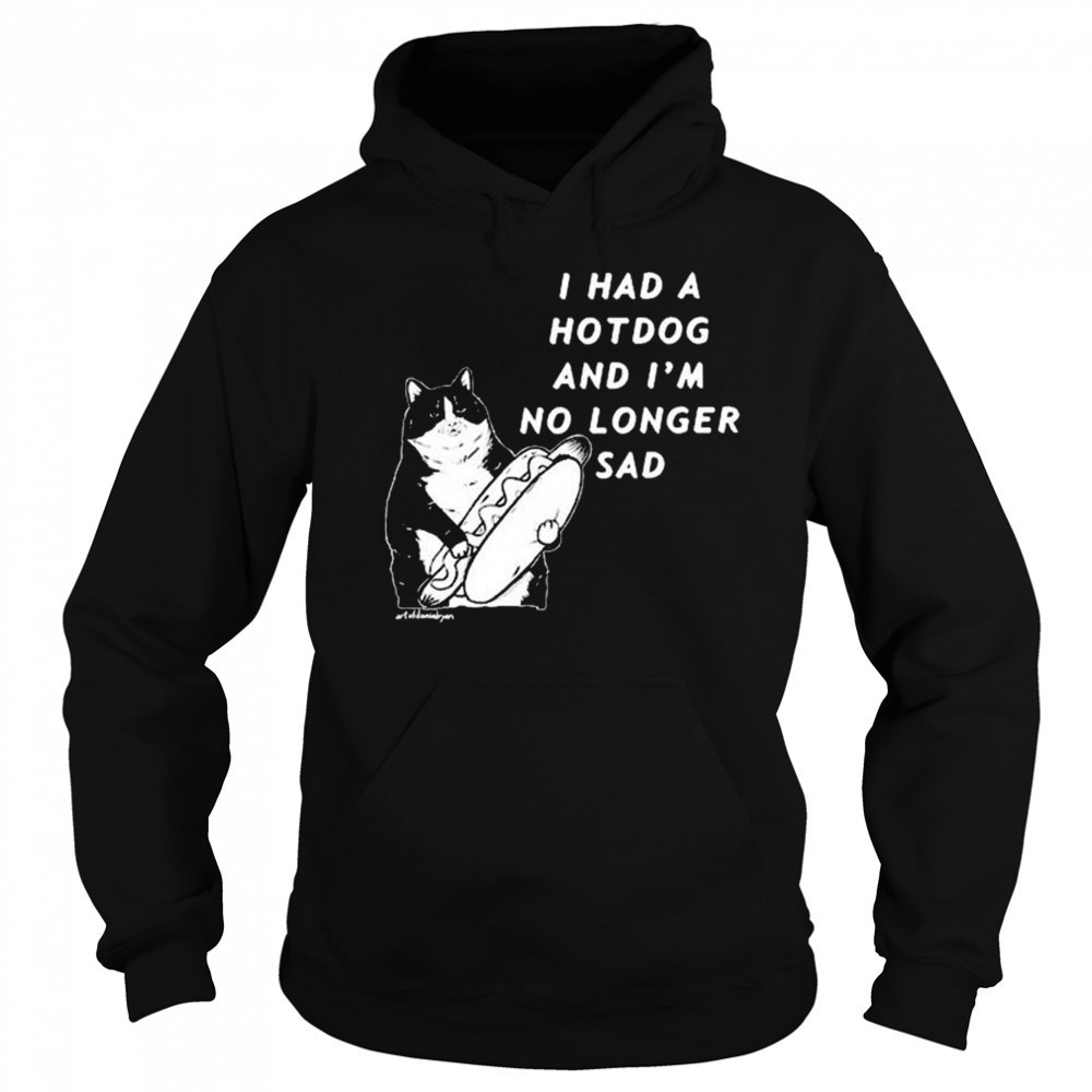 Danial Ryan Wearing I Had A Hotdog And I’m No Longer Sad t-shirt Sweatshirt